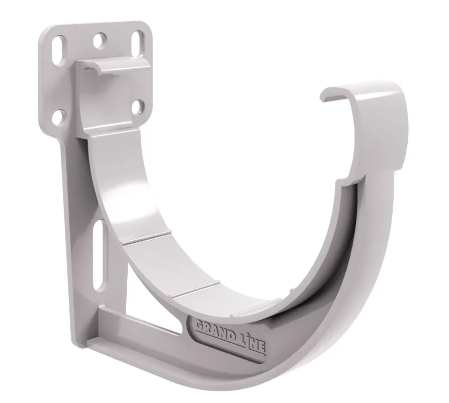 Кронштейн желоба 135мм ПВХ Grand Line (белый)