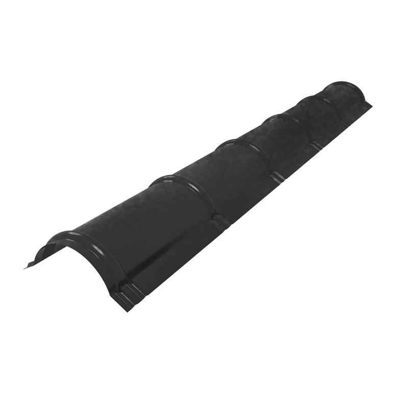 Конек полукруглый 220x90 ДАМИР (0,45/7024 графит МАТ)