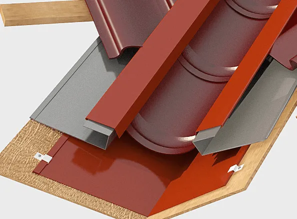 Ендова полукруглая 220 x 90 ДАМИР (0,45/7024 графит МАТ) в Владивостоке