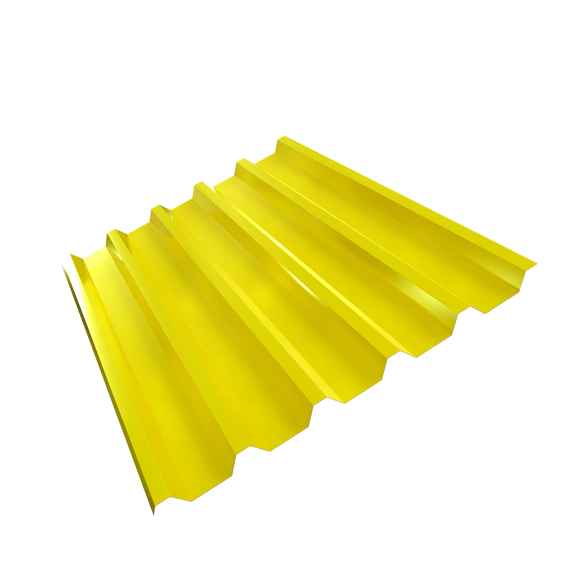 Профнастил Н-44 1018 желтый