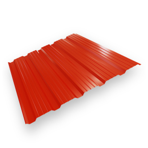 Профнастил НС-21 Каскад 2004 оранжевый