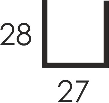 Профиль потолочный ППН 28*27 (3 000, 0,65, оцинкованный) в Владивостоке