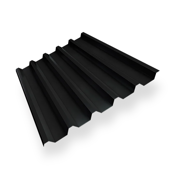 Профнастил Н-44 9005 черный МАТ