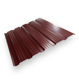 Профнастил НС-21 Каскад 3005 красное вино