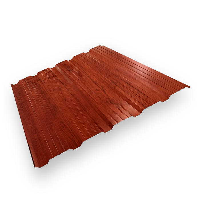 Профнастил НС-21 Каскад античный дуб 3Д