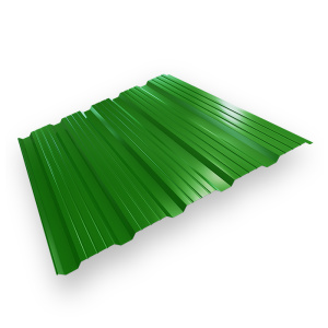 Профнастил НС-21 Каскад 6002 зеленая листва